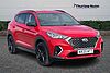 Hyundai TUCSON 1.6 CRDi MHEV N Line SUV 5dr Diesel Hybrid DCT Euro 6 (s/s) (136 ps) Red