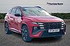 Hyundai TUCSON 1.6 T-GDi N Line S SUV 5dr Petrol Hybrid Auto Euro 6 (s/s) (215 ps) Red