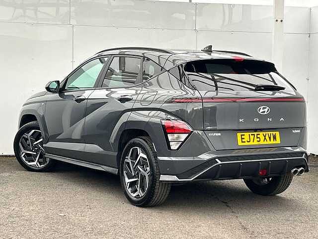 Hyundai KONA 1.6 h-GDi N Line SUV 5dr Petrol Hybrid DCT Euro 6 (s/s) (138 ps) Grey