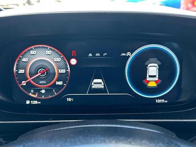 Hyundai I20 1.0 T-GDi Tech Line Hatchback 5dr Petrol DCT Euro 6 (s/s) (90 ps) White