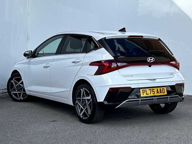 Hyundai I20 1.0 T-GDi Tech Line Hatchback 5dr Petrol DCT Euro 6 (s/s) (90 ps) White