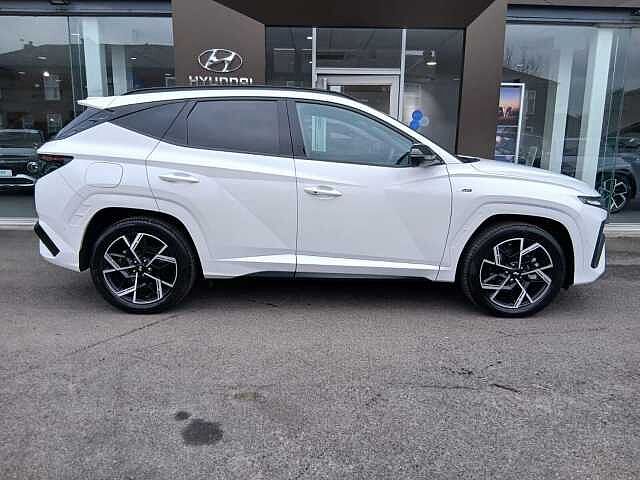 Hyundai TUCSON 1.6 T-GDi 13.8kWh N Line S Auto Euro 6 (s/s) 5dr White