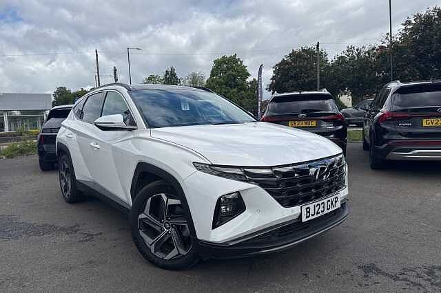 Hyundai TUCSON 1.6 TGDi Hybrid 230 Ultimate 5dr 2WD Auto White