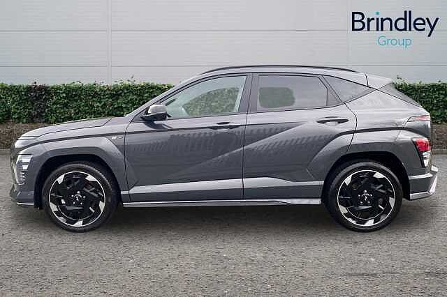 Hyundai KONA 65.4kWh N Line S SUV 5dr Electric Auto (218 ps) Ecotronic Grey