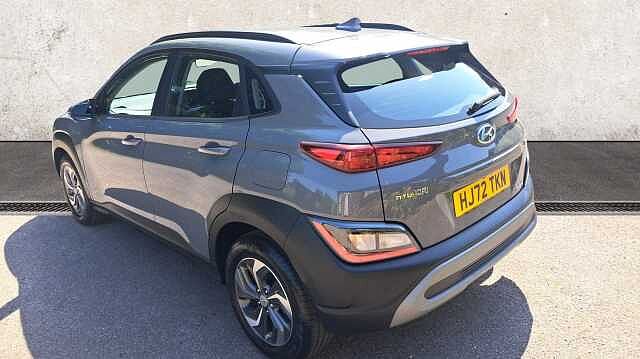 Hyundai KONA 1.6 h-GDi SE Connect SUV 5dr Petrol Hybrid DCT Euro 6 (s/s) (141 ps) Galactic Grey/Black Cloth