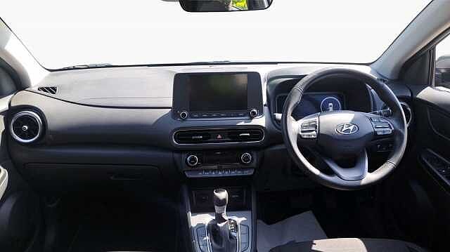 Hyundai KONA 1.6 h-GDi SE Connect SUV 5dr Petrol Hybrid DCT Euro 6 (s/s) (141 ps) Galactic Grey/Black Cloth