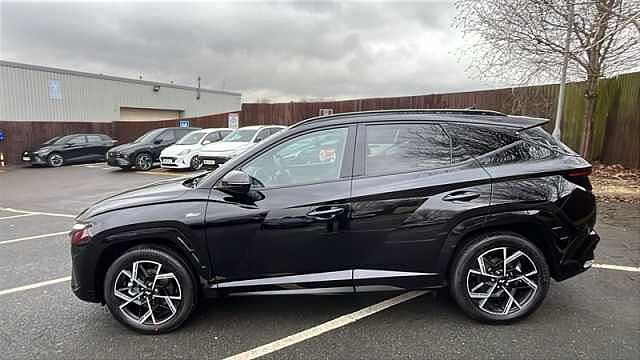 Hyundai TUCSON 1.6 T-GDi 13.8kWh N Line SUV 5dr Petrol Plug-in Hybrid Auto Euro 6 (s/s) (253 ps Black