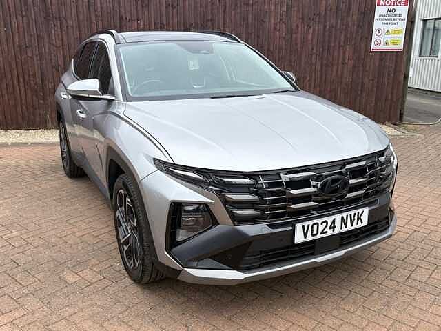 Hyundai TUCSON 1.6 T-GDi Ultimate SUV 5dr Petrol Hybrid Auto Euro 6 (s/s) (215 ps) Silver