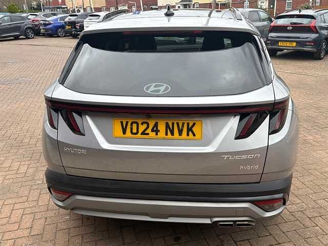Hyundai TUCSON 1.6 T-GDi Ultimate SUV 5dr Petrol Hybrid Auto Euro 6 (s/s) (215 ps) Silver