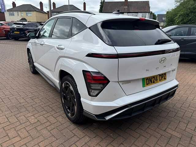 Hyundai KONA 65.4kWh N Line S SUV 5dr Electric Auto (218 ps) White