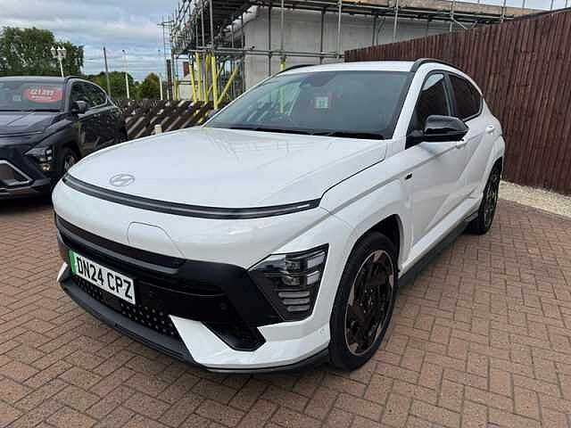 Hyundai KONA 65.4kWh N Line S SUV 5dr Electric Auto (218 ps) White