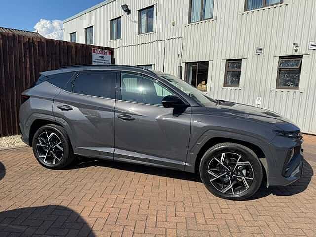 Hyundai TUCSON 1.6 T-GDi N Line S SUV 5dr Petrol Hybrid Auto Euro 6 (s/s) (215 ps) Grey