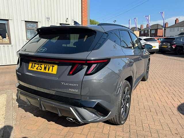 Hyundai TUCSON 1.6 T-GDi N Line S SUV 5dr Petrol Hybrid Auto Euro 6 (s/s) (215 ps) Grey