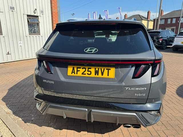 Hyundai TUCSON 1.6 T-GDi N Line S SUV 5dr Petrol Hybrid Auto Euro 6 (s/s) (215 ps) Grey