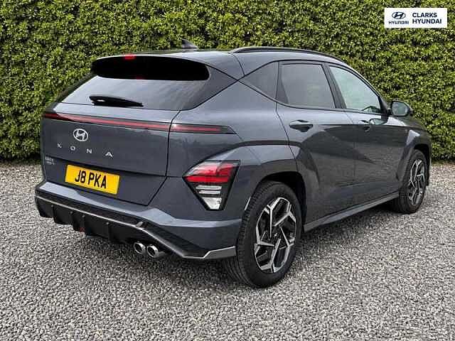 Hyundai KONA 1.6 T-GDi N Line S SUV 5dr Petrol Manual Euro 6 (s/s) (198 ps) Grey