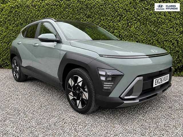 Hyundai KONA 1.6 h-GDi Ultimate SUV 5dr Petrol Hybrid DCT Euro 6 (s/s) (138 ps) Green
