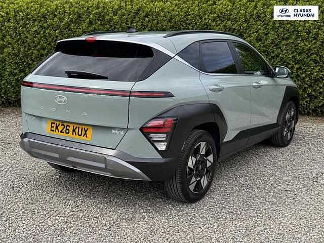 Hyundai KONA 1.6 h-GDi Ultimate SUV 5dr Petrol Hybrid DCT Euro 6 (s/s) (138 ps) Green