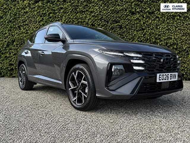 Hyundai TUCSON 1.6T N Line S SUV 5dr Petrol Hybrid Auto Euro 6 (s/s) (239 ps) Grey