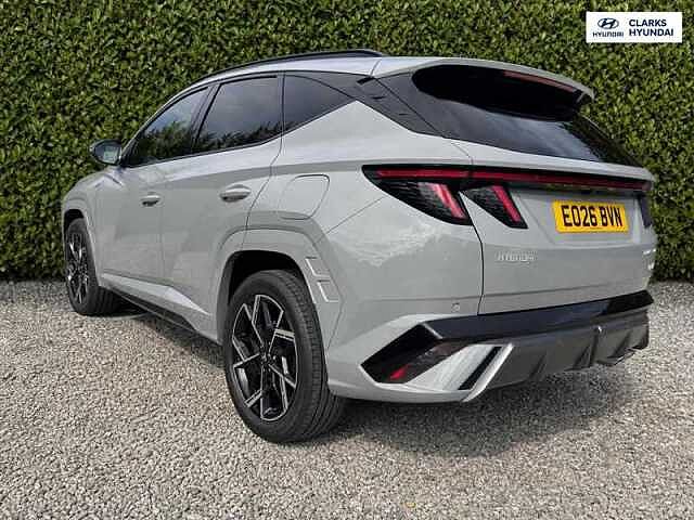 Hyundai TUCSON 1.6T N Line S SUV 5dr Petrol Hybrid Auto Euro 6 (s/s) (239 ps) Grey