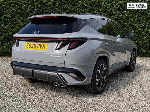 Hyundai TUCSON 1.6T N Line S SUV 5dr Petrol Hybrid Auto Euro 6 (s/s) (239 ps) Grey