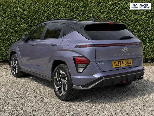 Hyundai KONA 1.6 h-GDi N Line S SUV 5dr Petrol Hybrid DCT Euro 6 (s/s) (141 ps) Blue