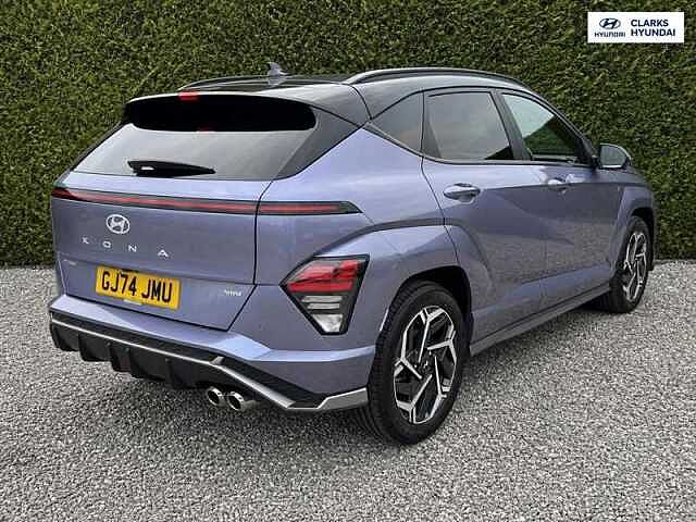 Hyundai KONA 1.6 h-GDi N Line S SUV 5dr Petrol Hybrid DCT Euro 6 (s/s) (141 ps) Blue