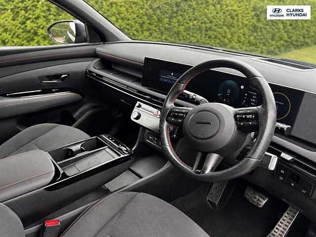 Hyundai TUCSON 1.6 T-GDi N Line S SUV 5dr Petrol Hybrid Auto Euro 6 (s/s) (215 ps) Black