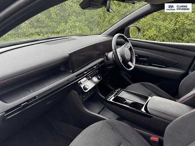 Hyundai TUCSON 1.6 T-GDi N Line S SUV 5dr Petrol Hybrid Auto Euro 6 (s/s) (215 ps) Black