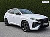 Hyundai TUCSON 1.6T N Line S SUV 5dr Petrol Hybrid Auto Euro 6 (s/s) (239 ps) White