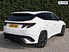 Hyundai TUCSON 1.6T N Line S SUV 5dr Petrol Hybrid Auto Euro 6 (s/s) (239 ps) White
