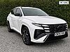 Hyundai TUCSON 1.6 T-GDi N Line SUV 5dr Petrol Hybrid Auto Euro 6 (s/s) (215 ps) White