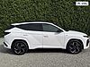 Hyundai TUCSON 1.6 T-GDi N Line SUV 5dr Petrol Hybrid Auto Euro 6 (s/s) (215 ps) White